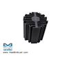 eLED-VOS-7050 Vossloh-Schwabe Modular Passive tar LED Heat Sink Φ70mm