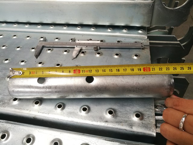 Espita estándar de andamio HDG Ringlock galvanizado en caliente
