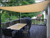 XUANQING 4X4X4M waterproof Triangle Sun Shade Sail UV Block for Outdoor Patio Garden