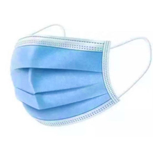 Blue 3ply Non-Woven Tie-on/Earloop Disposable Face Mask