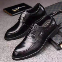 goat leather genuine leather shoes dress shoes camp oxford Zapatos de hombre de negocios