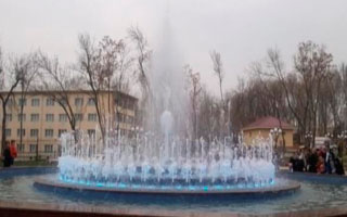 Tashkent music dancing fountain