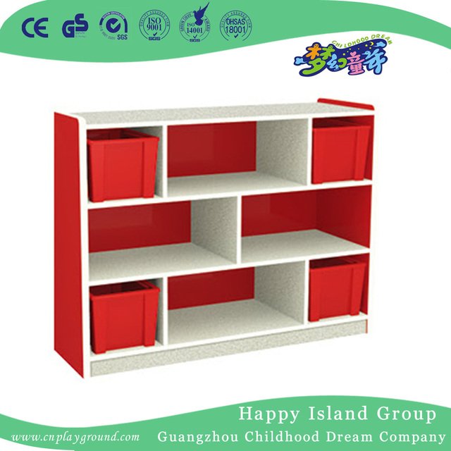 Gabinete de almacenamiento de partición de niños de madera de la escuela (HG-5504)