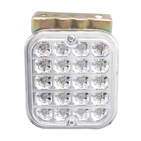 iron plate universal waterproof 12v/24v signal function semi trucks led fog lamp