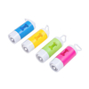 Promotional custom Biodegradable plastic LED Flashlight dog shape pet poop waste bag holder dispenser with Torch