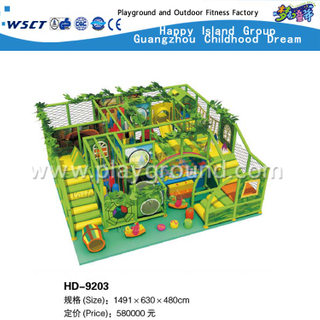 Parc d'attractions Jungle Theme Kids Aire de jeux intérieure à vendre (HD-9203)