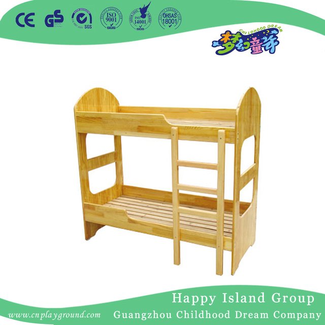 Kinder rustikale hölzerne Schule Etagenbett mit Treppe (HG-6506)