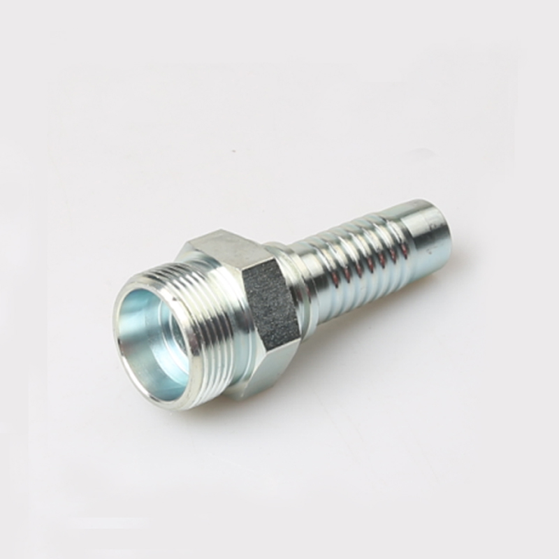 10411 Straight METRIC MALE 24 ° CONE SEAT Suction Hose Crimp Fittings