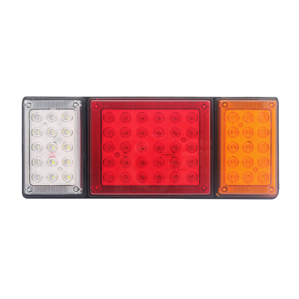 60 LEDs with PP Plate Three Lens Combination Tail Light