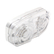 semi trucks double bulls eyes chrome plated waterproof led clearance lamp