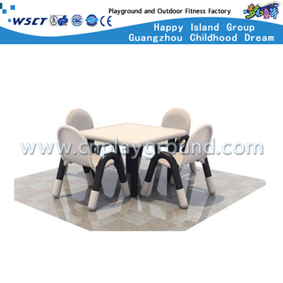 Meubles de table carrés gris en plastique d'enfants de haute qualité (M11-07606)