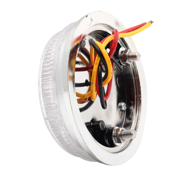 9SMD chrome housing round trailer led marker lamp