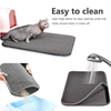 OEM Washable Easy Clean 2 Layers Waterproof Urine Proof Trapping Magic Tape and Leather Edging Non-Slip EVA Cat Litter Mat