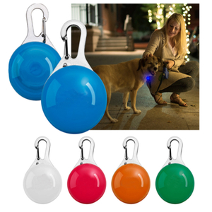 New flashing High Quality LED pet safety light ID tag dog pet collar for pet warning light 
