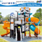 出售好的室外儿童机器人被刺激的钢操场用塑料幻灯片设备(HA-06401)