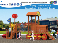 Tren de madera para niños al aire libre (HF-17303)