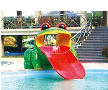 Pequeño Aqua Game Water Frog Slide para el parque acuático Playground (HD-7001)