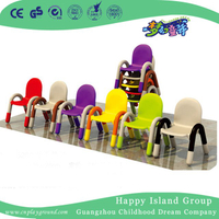 La variedad plástica de lujo de la escuela colorea las sillas de los niños en la promoción (HG-5203)