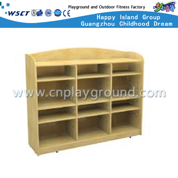 Muebles de casa simples del gabinete de almacenamiento de madera sólido de la escuela (M11-08703)