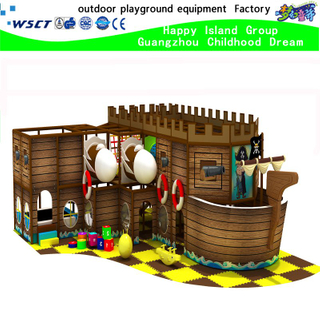 Petite aire de jeux d'aventure intérieure pour bateau pirate pour enfants (H15-6006)