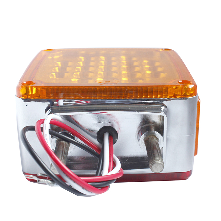 trailer square shape double face led headlight