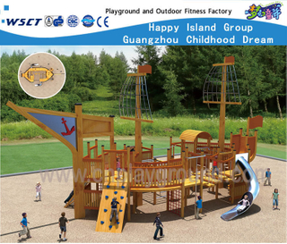 Terrain de jeu en bois multifonctionnel en bois pour enfants (HF-16902)
