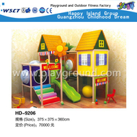 Casa de juegos para niños con juegos de diapositivas (HD-9206)