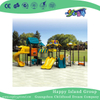 儿童室外橙色主题的小型机器人滑梯(HA-03501)