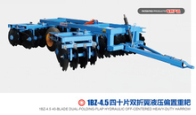 Disc Harrow: 40-Blade Dual-Folding-Flap Hydraulic off-Centered Heavy-Duty Harrow