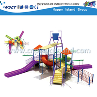 Equipo de diapositivas de parques acuáticos al aire libre para niños juego (HD-6402)