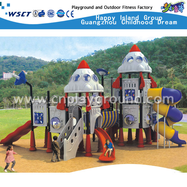 Günstige Outdoor-Kinder Weltraum Kombination Slide Spielplatz Set aus China Factory