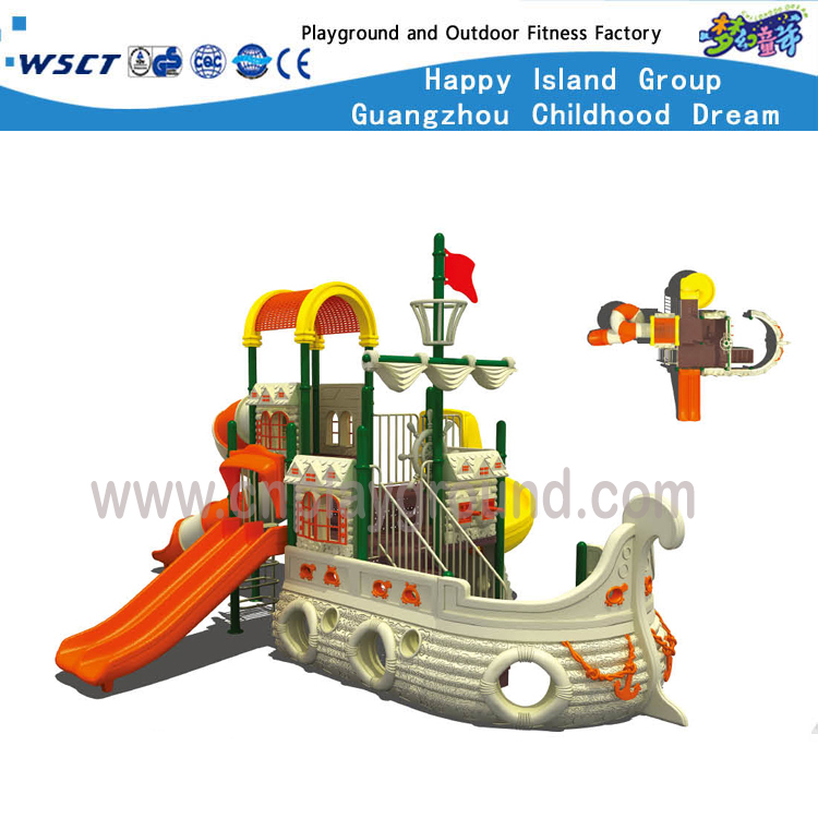 Corsair-Eigenschaft kleine Kinder Backyard verzinktem Stahl Spielplatzgeräte (HF-13901)