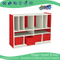 Gabinete de almacenamiento de madera de los zapatos de los niños de cuatro capas de la escuela (HG-5512)