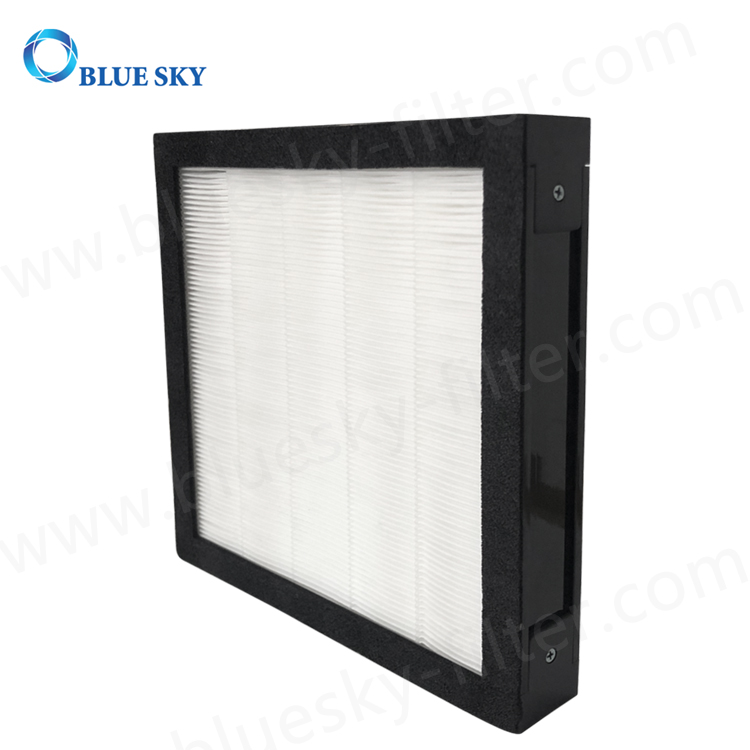 Filtros de purificador de aire de fibra de vidrio con marco de plástico de 290X290X50mm