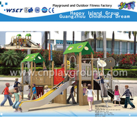 Metallrohr & Einzel Slide Outdoor Kinderspielplatz zum Verkauf (HA-02101)