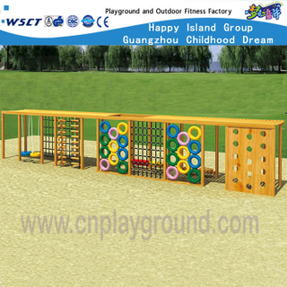 Открытый детский тренажерный зал Обучение приключения Восхождение оборудование игровых площадок (HF-17501)