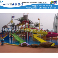 Parque de atracciones al aire libre Parque acuático Centro de diapositivas Playgrounds (A-06906)