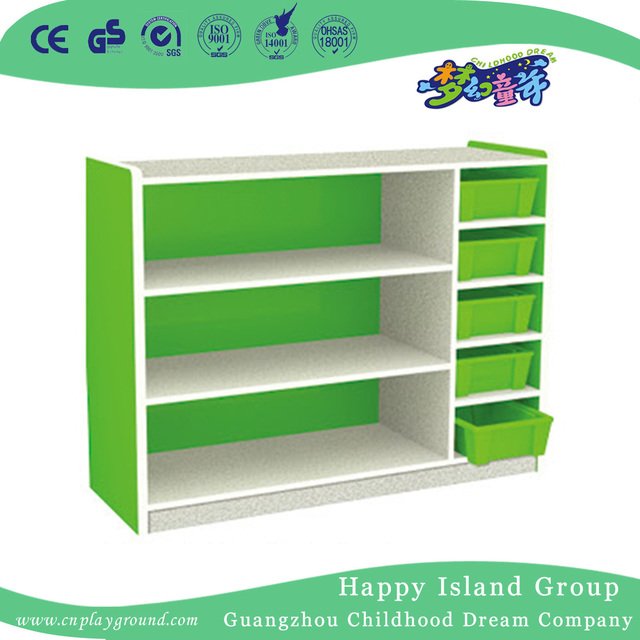 Gabinete de almacenamiento de madera de los juguetes de los niños de la escuela para la venta (HG-5511)