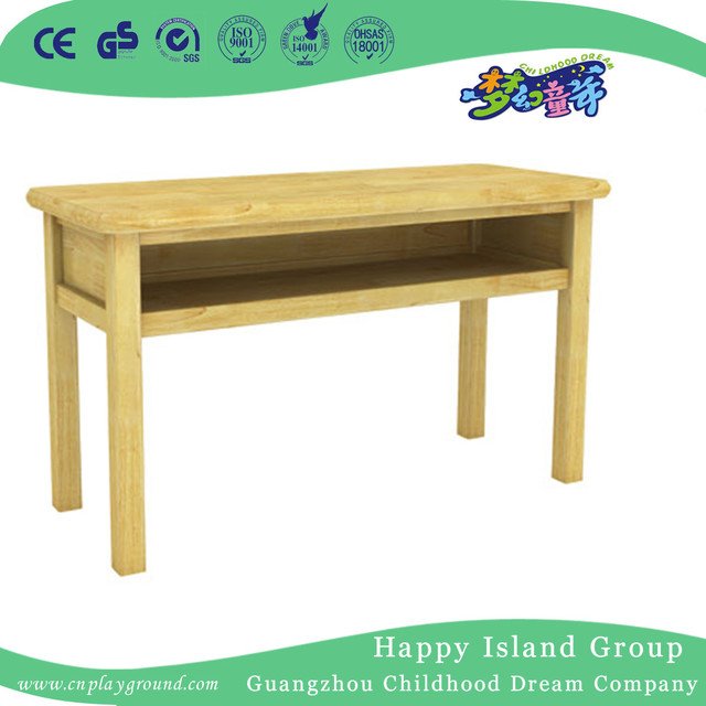Schule-rustikaler hölzerner quadratischer Tisch für Kinder (HG-3805)