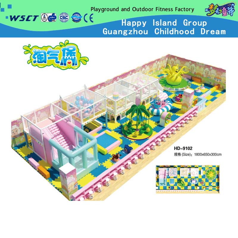 Nuevo Commical Indoor Naughty Castle Soft Playground en venta (HD-9102)
