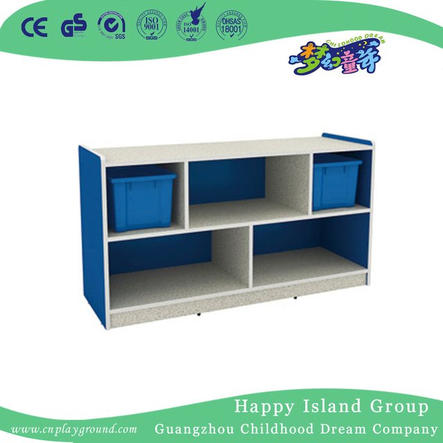 Gabinete infantil de madera rojo y blanco preescolar de los niños (HG-5505)