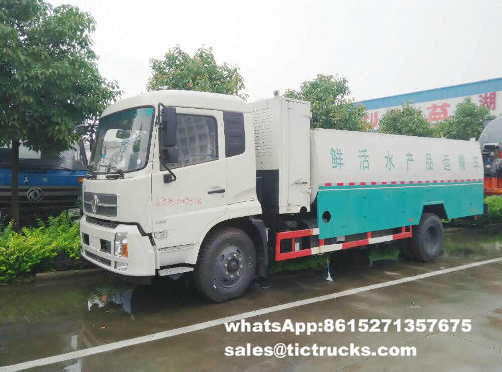 live fish transport truck for sale Hubei Dong Runze Special Vehicle Equipment Co., Ltd