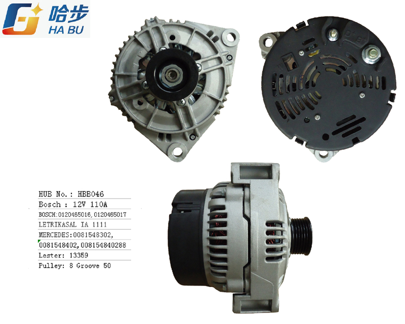 AC/Auto Alternator for Mercedes-Benz OE: 0120465015