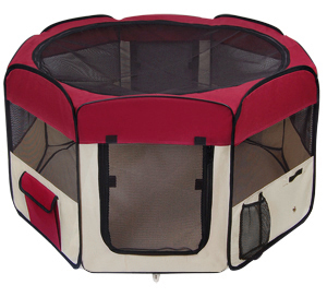 Pet Playpen Dog Soft Play Pen Yard with 8 Panels