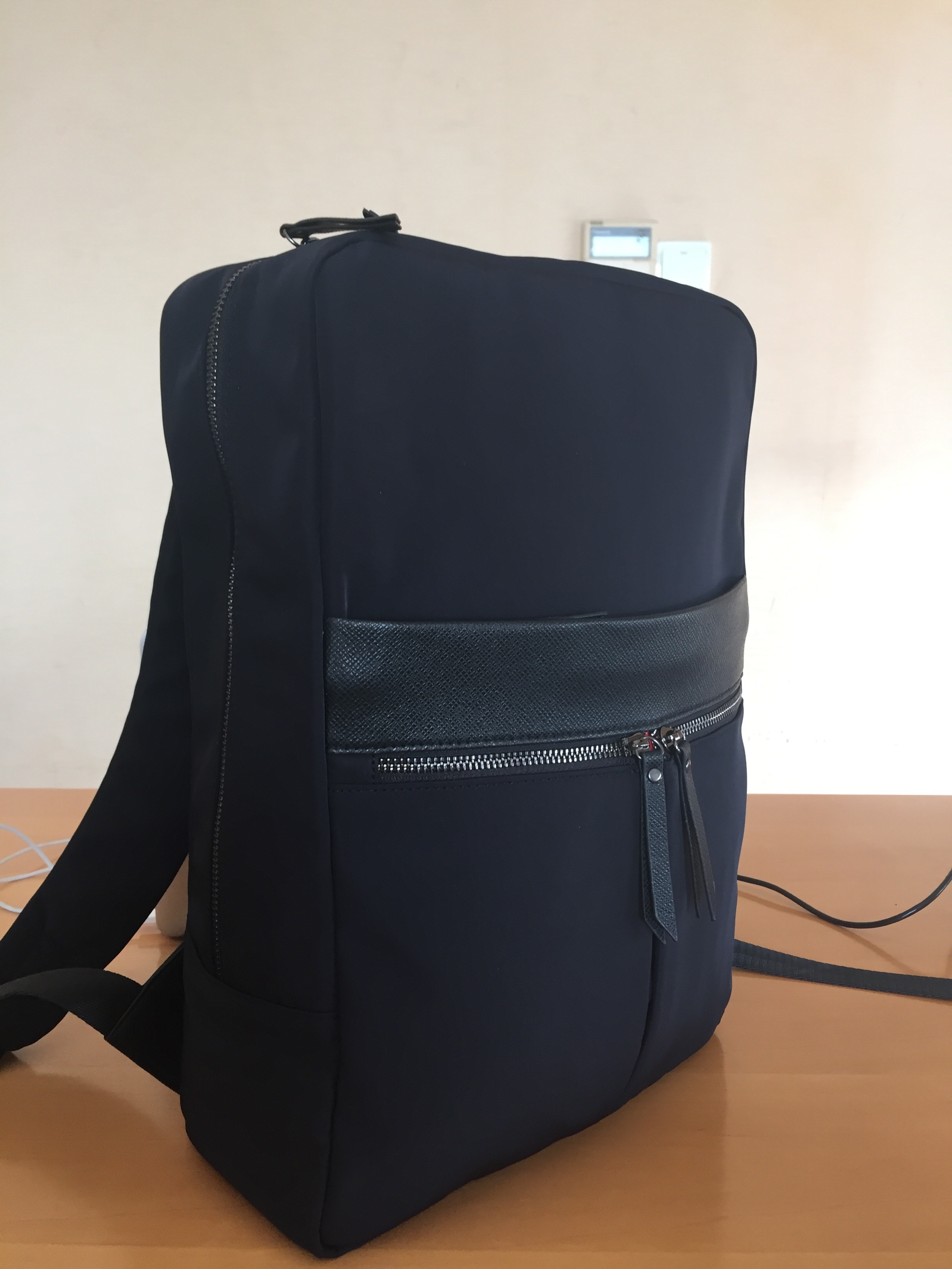 Women nylon/ PU backpack
