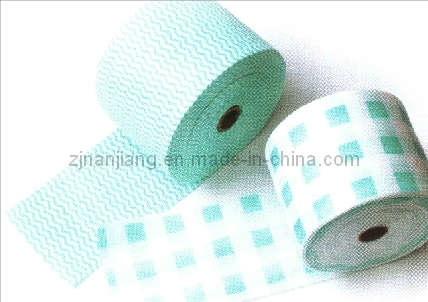 Household Daily Nonwoven Disposable Towel Roll Cleaning Cloth