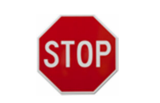 Traffic Stop and give way Sign