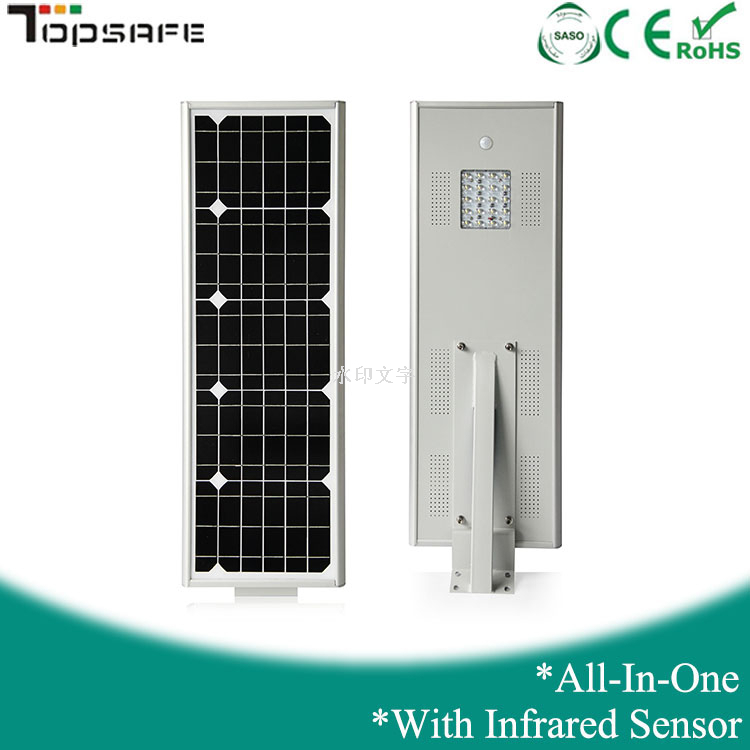 20W All in one solar led street light
