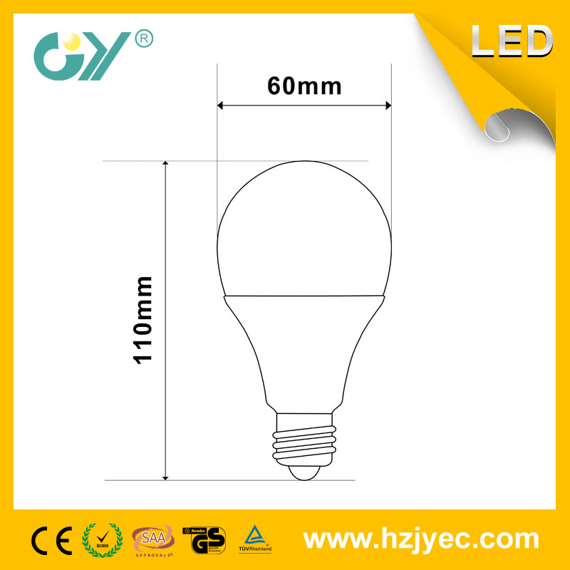dimmable A3-A60 6w B22 LED Bulb