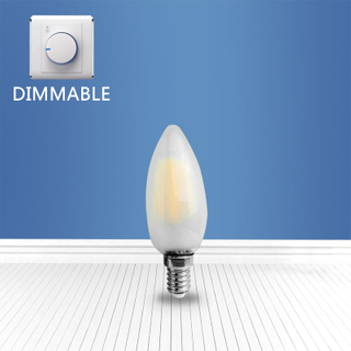 Dimmable filament Matted bulb C35 2W
